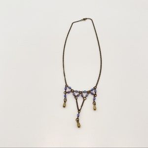 Necklace with Blue Beads